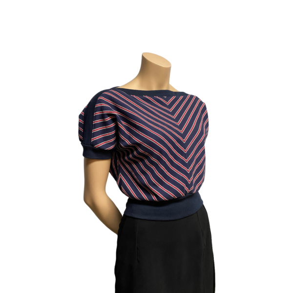 Striped Woman polo vandthewolf